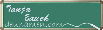 Tanja Bauch Visitenkarte
